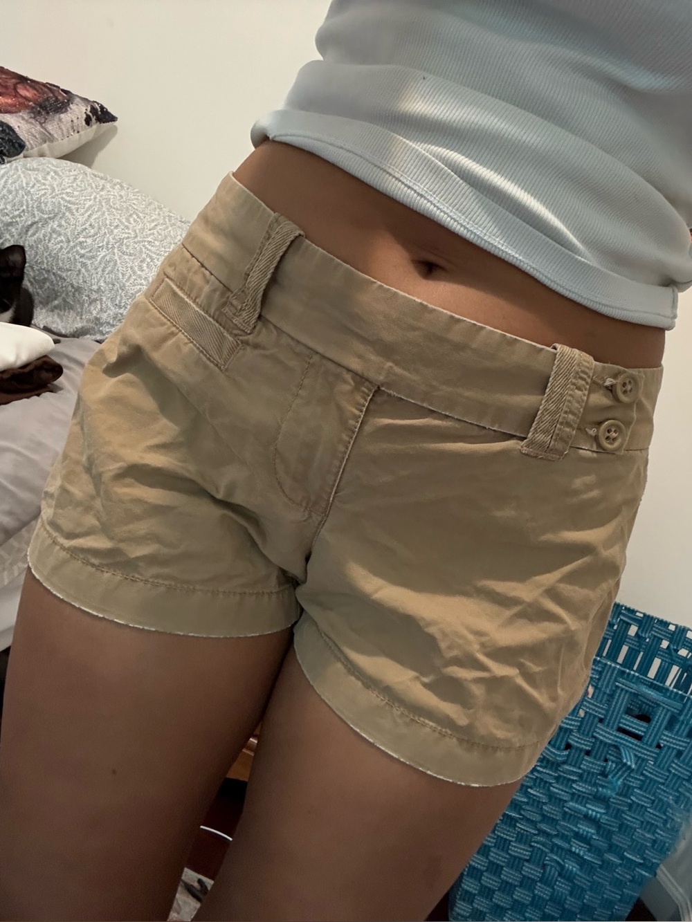 Vintage Old Navy Tan/Khaki Lowrise Shorts